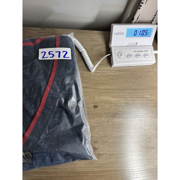 GAP Men’s Cotton Cardigan Sweater Size M Blue Red Trim Preppy Classic Academic - Picture 10 of 10